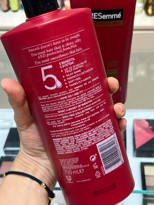 شامپو Keratin Smooth حجم 700میل ترزمه